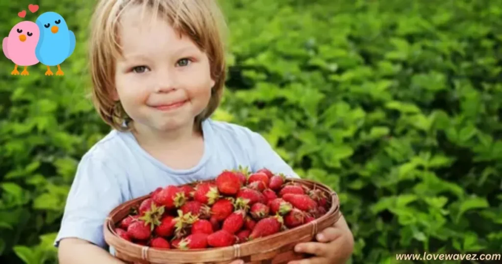  friends and strawberries