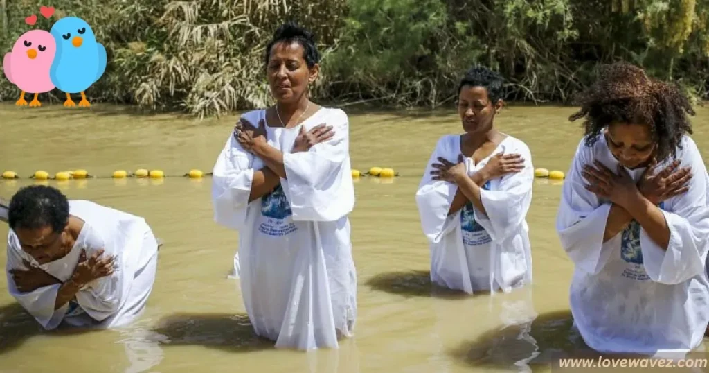 getting baptized