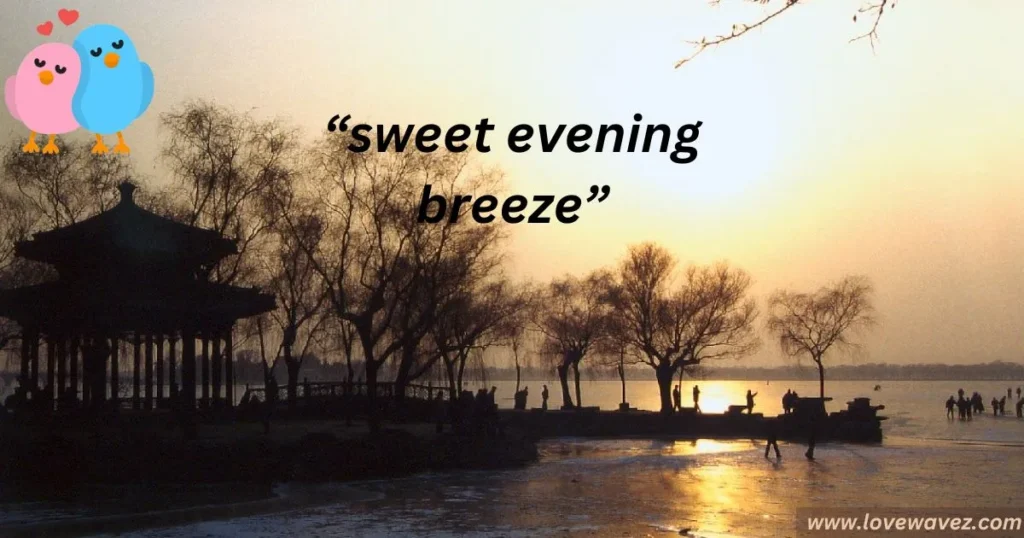  sweet evening breeze