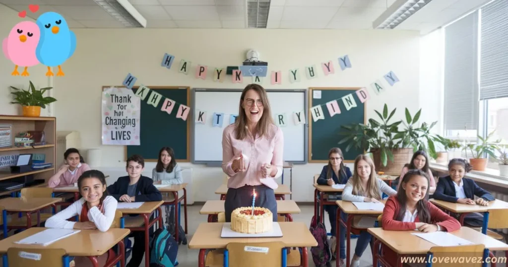 Happy birthday to a teacher