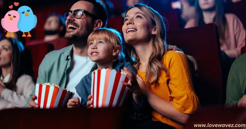 Love is sharing your popcorn