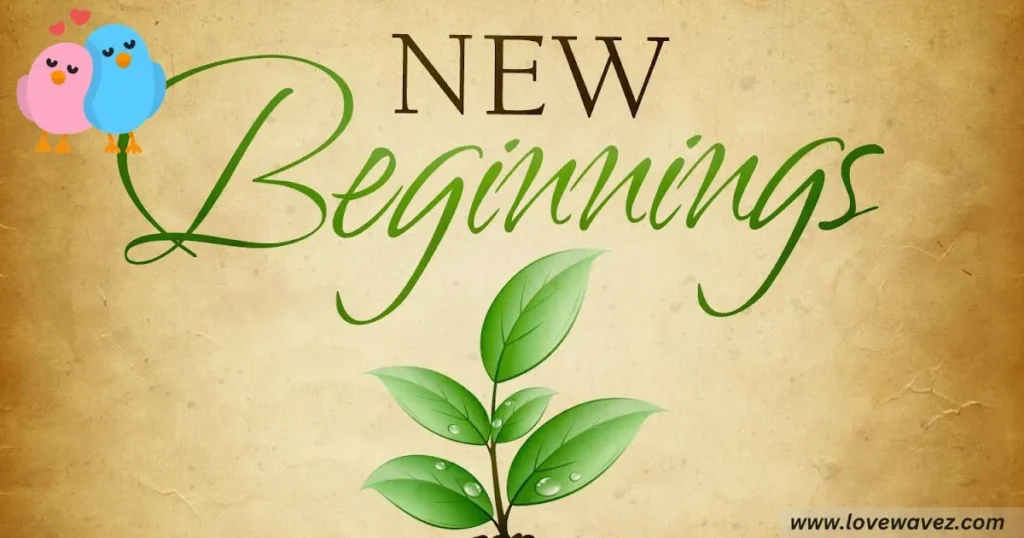 New beginnings