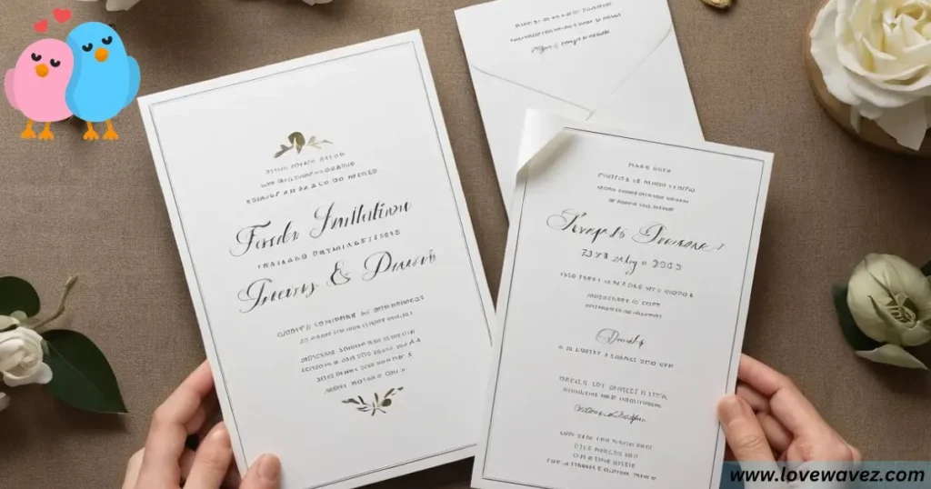 Paper invitations