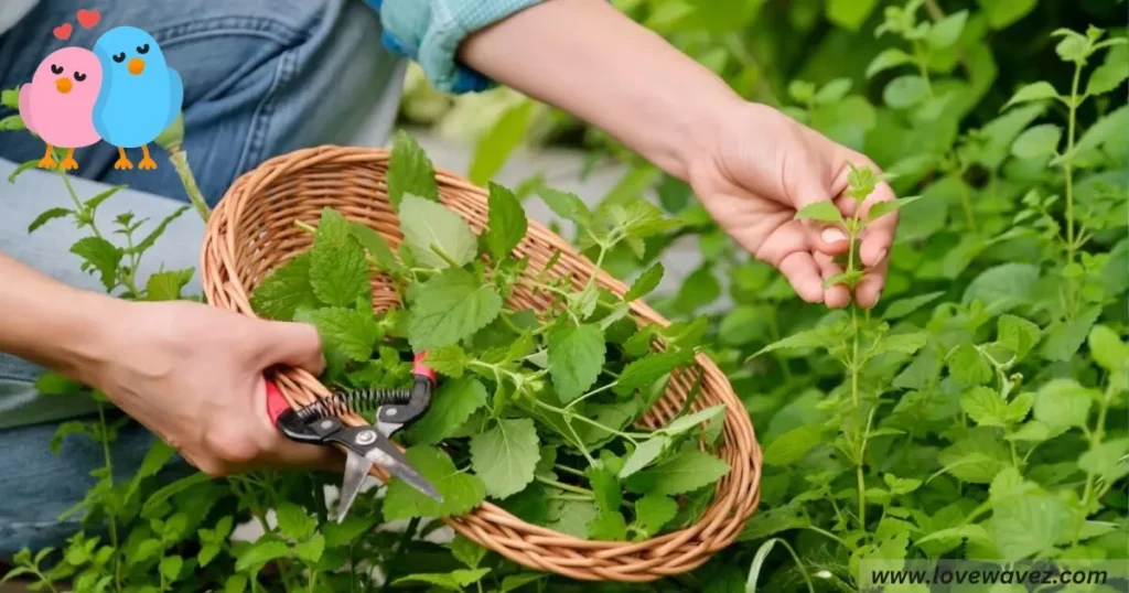 Picking weeds